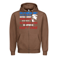 Chestnut criminal dirtbag anti trump Zipper Hoodie - baoMotion