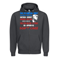 Smoke criminal dirtbag anti trump Zipper Hoodie - baoMotion