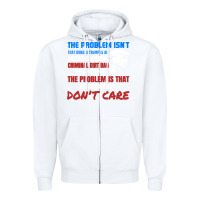 White criminal dirtbag anti trump Zipper Hoodie - baoMotion