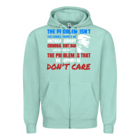 Seafoam criminal dirtbag anti trump Zipper Hoodie - baoMotion
