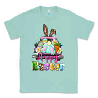 Seafoam Bunny Happy Easter truck Classic Tee - CowGirlArtShop