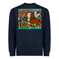 Navy hereford cactus tumbler Heavyweight Sweatshirt - JahusDesignShop