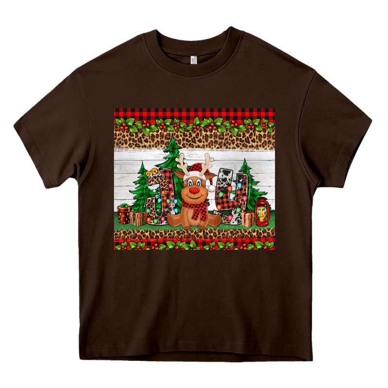 Joy Reindeer Heavy Core Tee by Jasminsmagicworld | Teevron