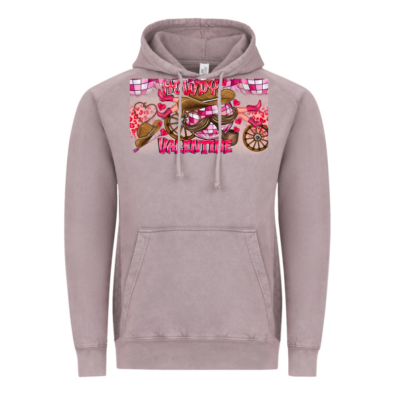 Howdy Valentine Vintage Hoodie by CowhideDigitalArt | Teevron