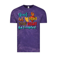 Cloud Purple Don't Let Your Heart Be Troupled Vintage Tee - BundleAndBundleShop