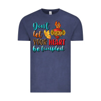 Vintage Denim Don't Let Your Heart Be Troupled Vintage Tee - BundleAndBundleShop