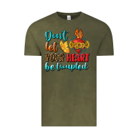 Vintage Olive Don't Let Your Heart Be Troupled Vintage Tee - BundleAndBundleShop