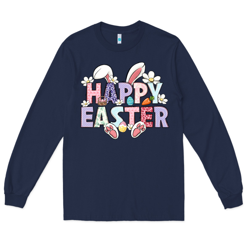 Happy Easter Long Sleeve Tee by LillyAllenDesigns | Teevron