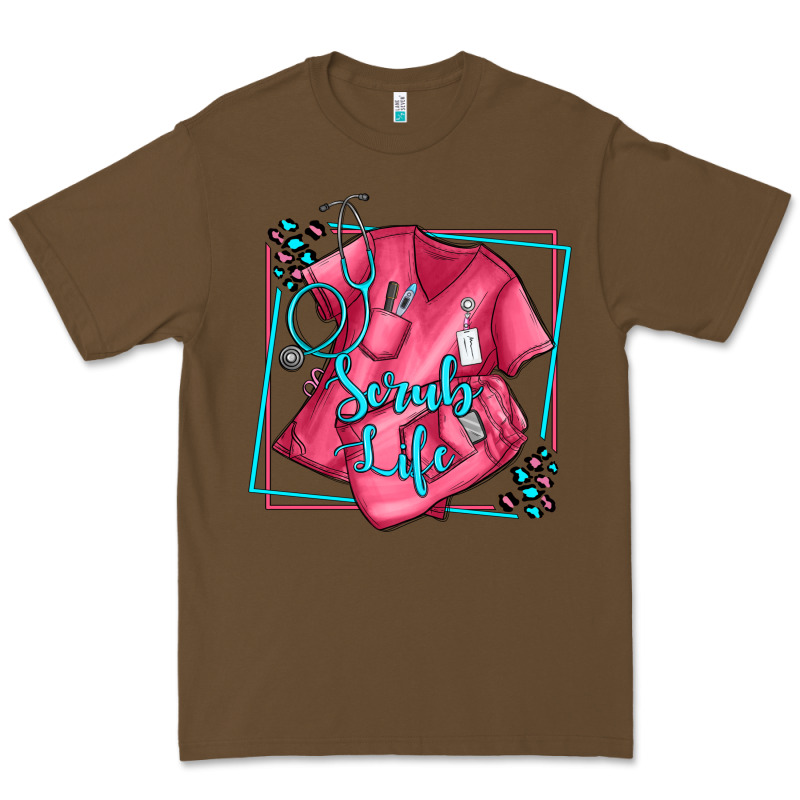 Nurse Scrub Life Olivia Premium Tee by OliviaCreatesArt | Teevron
