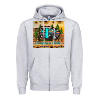 Heather Grey camping is intents Zipper Hoodie - JahusDesignShop