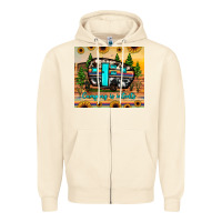 Sandshell camping is intents Zipper Hoodie - JahusDesignShop