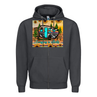 Smoke camping is intents Zipper Hoodie - JahusDesignShop