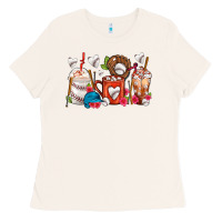 Bone Baseball Coffee Cups Ladies Tee - FaDigitalArtStudio