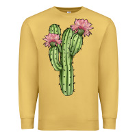 Antique Gold cactus 4 Premium Sweatshirt - JahusDesignShop