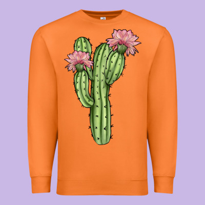 Cactus 4 Premium Sweatshirt Designed By Jahusdesignshop