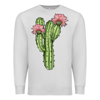 Dove Grey cactus 4 Premium Sweatshirt - JahusDesignShop