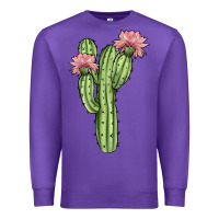 Purple cactus 4 Premium Sweatshirt - JahusDesignShop