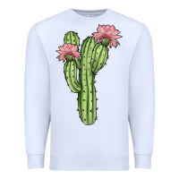 White cactus 4 Premium Sweatshirt - JahusDesignShop