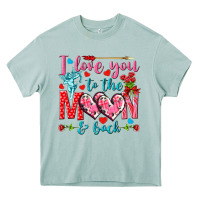 Arona I love you to the moon and back Valentine's Day Heavy Core Tee - HowdyJamesFarm