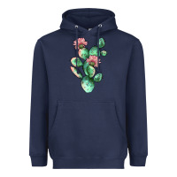 Navy cactus 5 Heavyweight Hoodie - JahusDesignShop