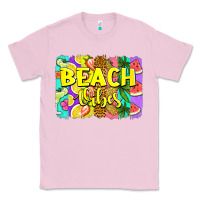 Bubblegum Pink beach vibes summer brushstroke Classic Tee - Jasminsmagicworld