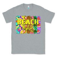 Heather Grey beach vibes summer brushstroke Classic Tee - Jasminsmagicworld