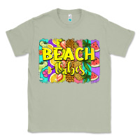 Matcha beach vibes summer brushstroke Classic Tee - Jasminsmagicworld