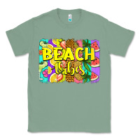 Sage beach vibes summer brushstroke Classic Tee - Jasminsmagicworld
