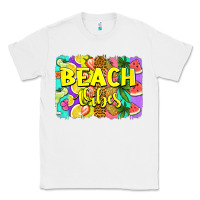 White beach vibes summer brushstroke Classic Tee - Jasminsmagicworld