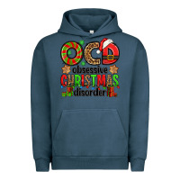 Pigment Midnight Navy ocd obsessive christmas disorder Urban Hoodie - Jasminsmagicworld