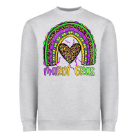 Mardi Gras Rainbow Heavyweight Sweatshirt | Teevron