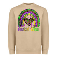 Mushroom mardi gras rainbow Heavyweight Sweatshirt - JahusDesignShop