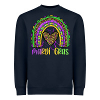 Navy mardi gras rainbow Heavyweight Sweatshirt - JahusDesignShop