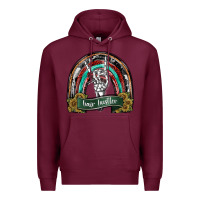 Burgundy hair hurstler copy Premium Hoodie - SublimationCraftShop