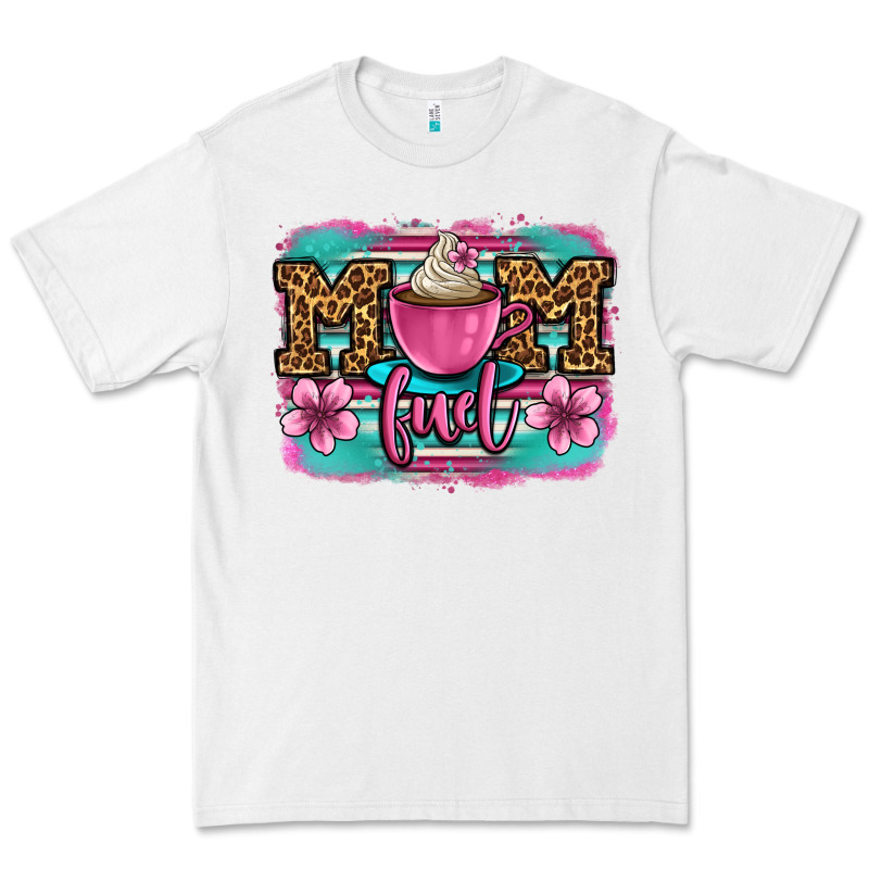 Mom Fuel Coffee Cup Premium Tee by OliviaCreatesArt | Teevron