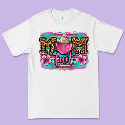 Mom Fuel Coffee Cup Premium Tee Designed By Oliviacreatesart