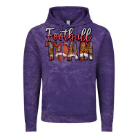 Cloud Purple football team Vintage Hoodie - CowhideDigitalArt