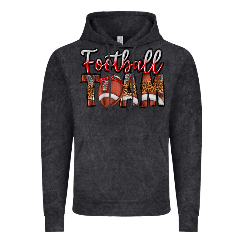 Football Team Vintage Hoodie by CowhideDigitalArt | Teevron