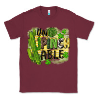 Burgundy St. Patrick's Un pinch able Classic Tee - CowGirlArtShop