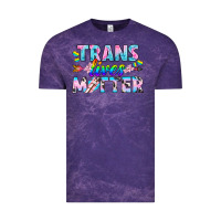 Cloud Purple Western LGBTQ+ Trans Lives Matter Vintage Tee - BundleAndBundleShop