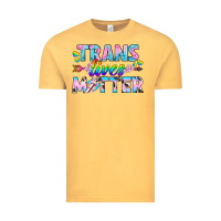 Vintage Mustard Western LGBTQ+ Trans Lives Matter Vintage Tee - BundleAndBundleShop