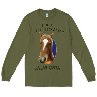 Army Green I met lil Sebastian Long Sleeve Tee - Bettercallsaul