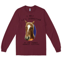 Burgundy I met lil Sebastian Long Sleeve Tee - Bettercallsaul