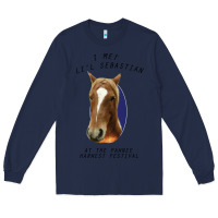 Navy I met lil Sebastian Long Sleeve Tee - Bettercallsaul