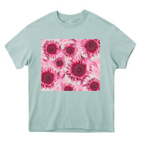 Arona breast cancer sunflower Heavy Core Tee - CowGirlArtShop