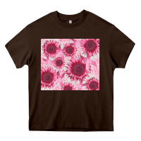 Breast Cancer Sunflower Heavy Core Tee | Teevron