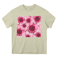 Mossy breast cancer sunflower Heavy Core Tee - CowGirlArtShop