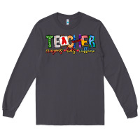Smoke Teacher Cryons Kids Caffeine Long Sleeve Tee - CowhideDigitalArt