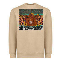 Mushroom red angus leopard Heavyweight Sweatshirt - JahusDesignShop