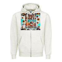 Oatmeal Heather life is better by the campfire Zipper Hoodie - JahusDesignShop